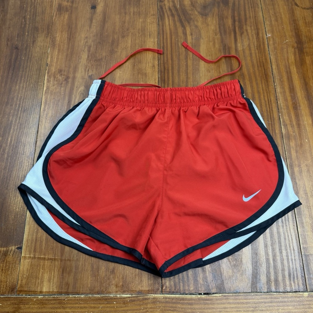 Nike Dri-Fit Running Shorts Size S Gym Brief Lined Drawstring W Pockets Woman's